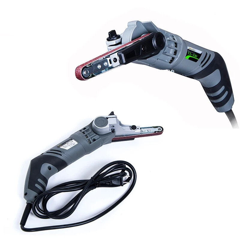 Hand - Holding Type 6 Gear Stepless Speed Belt Sander Small Portable Metal