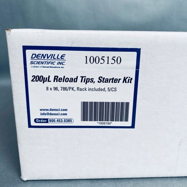 Denville Pipette Tips 200 ul 40 Racks with 96 Tips Each