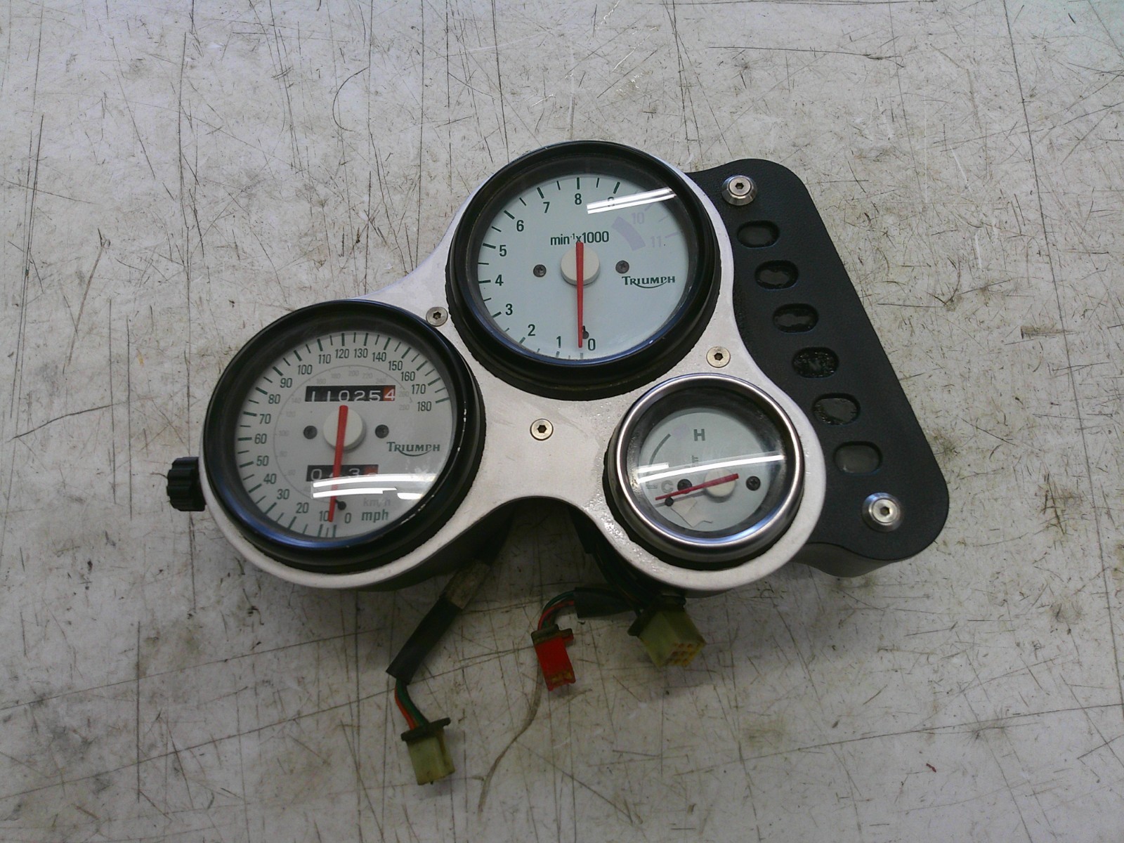 1999-2001 triumph speed triple 955i gauges dash speedo tach instrument cluster