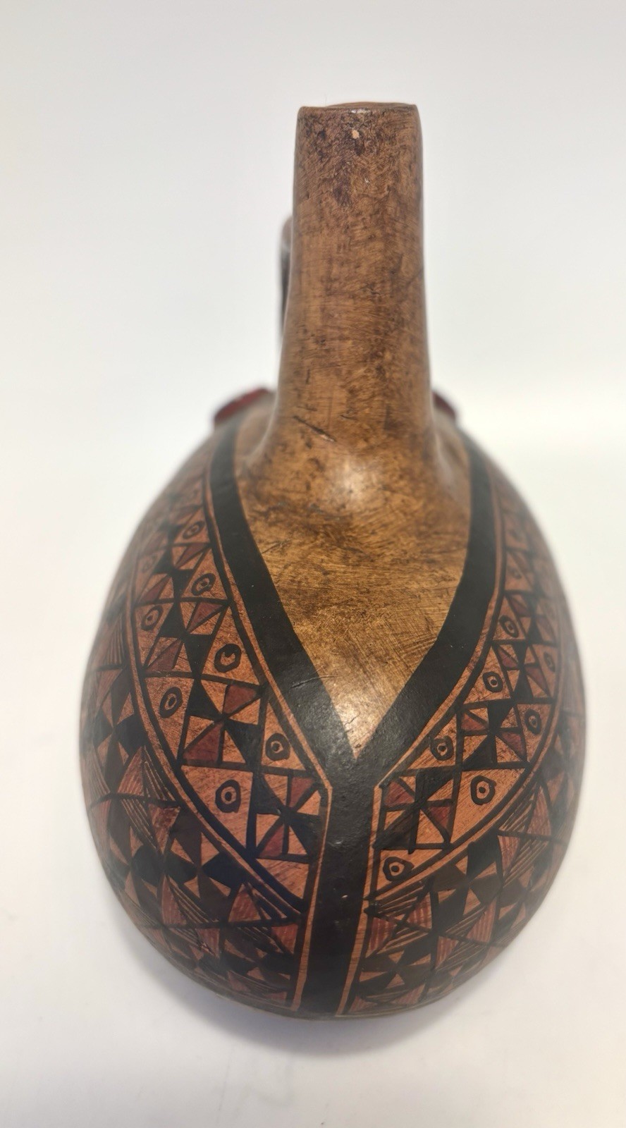 Nazca Pottery [REPLICA Peru] - Painted Fish Replica of Ancient Peruvian Vessel
