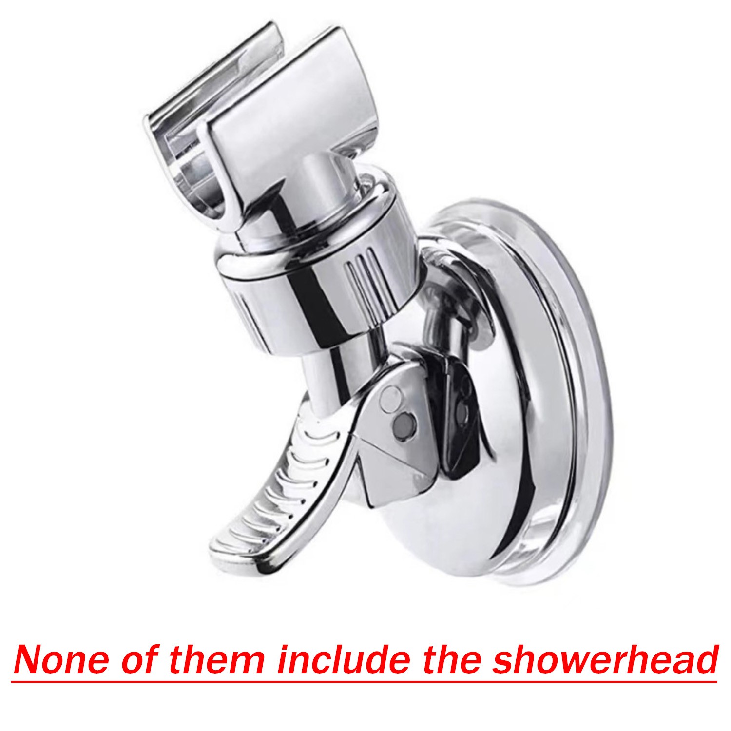 Adjustable Shower Head Holder Suction Cup Handheld Showerhead Wall Mount Bracket