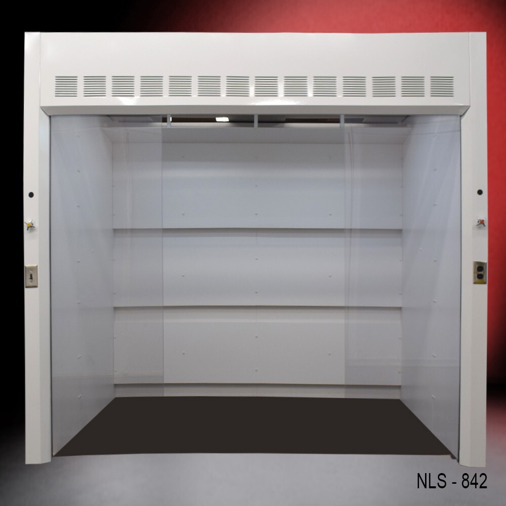 8' x 6' Chemical Walk-In Exhaust -Fume Hood Floor Mount / E2-795