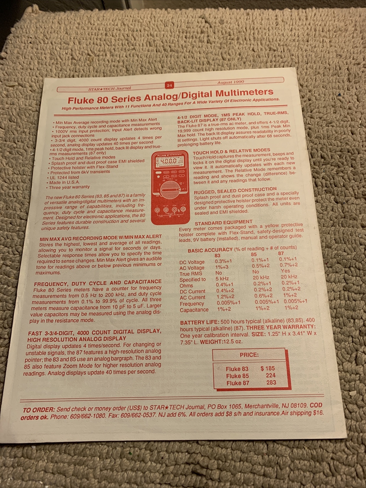 1990 August Black Knight Atari Hard Drivin Dk Boy STAR TECH JOURNAL manual