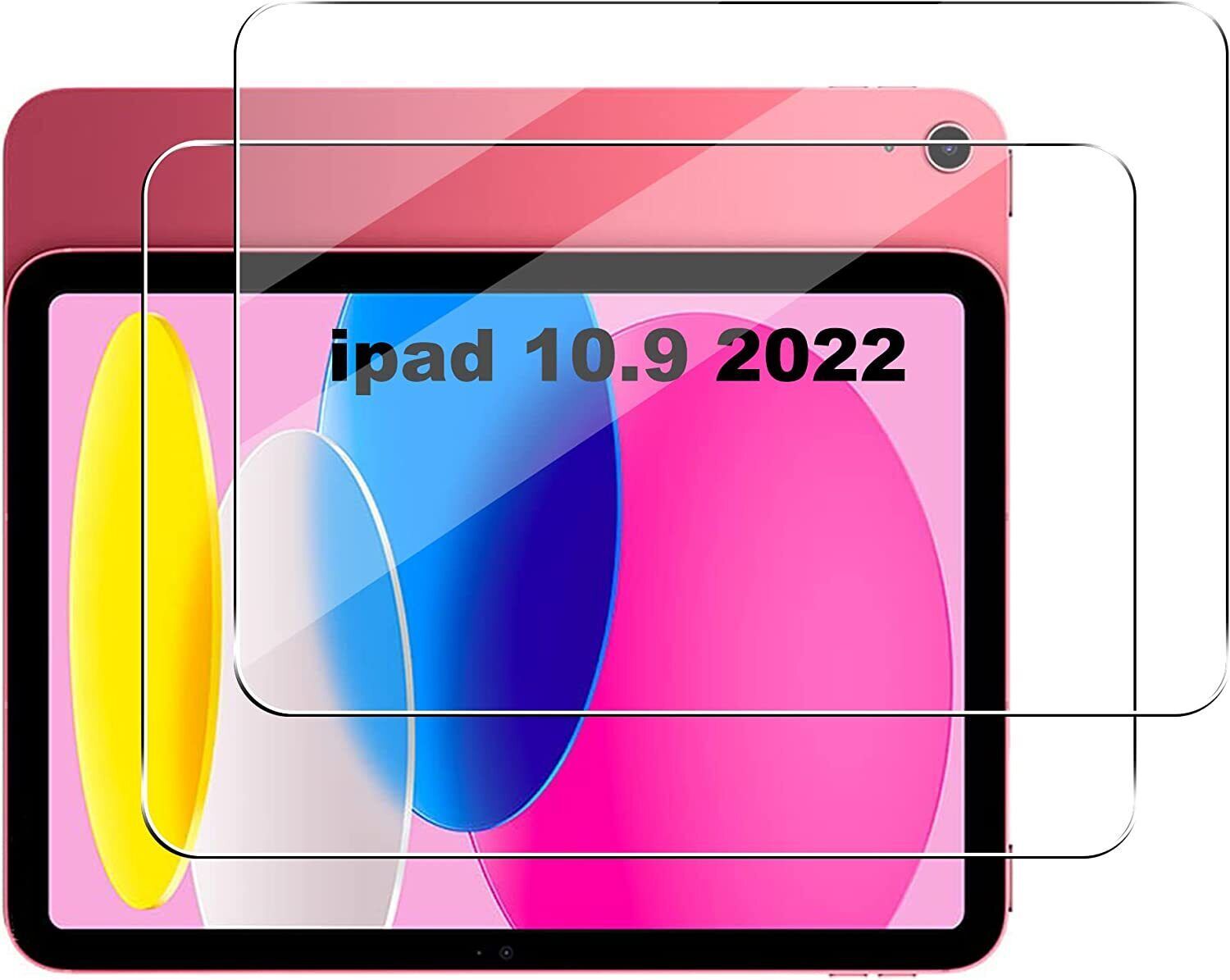 For iPad 10 (2022) 10.9 inch (10th Generation) Tempered Glass Screen Protector