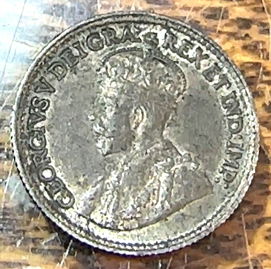 1920 Canada 5 Cents Super Original Choice AU KM-22a 1 Year Type CHRC