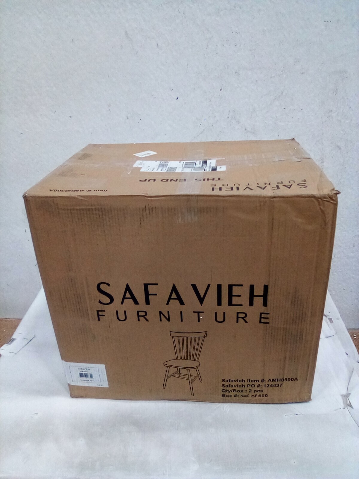 Safavieh PARKER SPINDEL SIDE CHAIR, Reduced Price 2172728549 AMH8500A