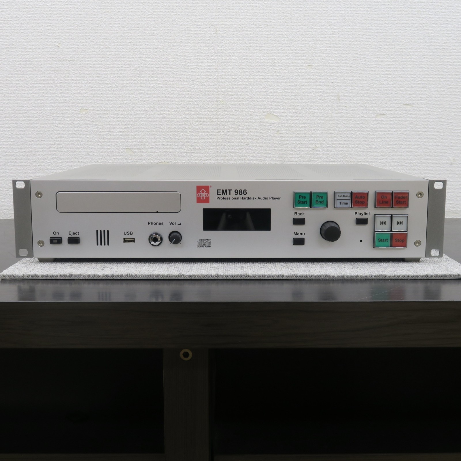 EMT 986 Late Model CD Deck Working JP