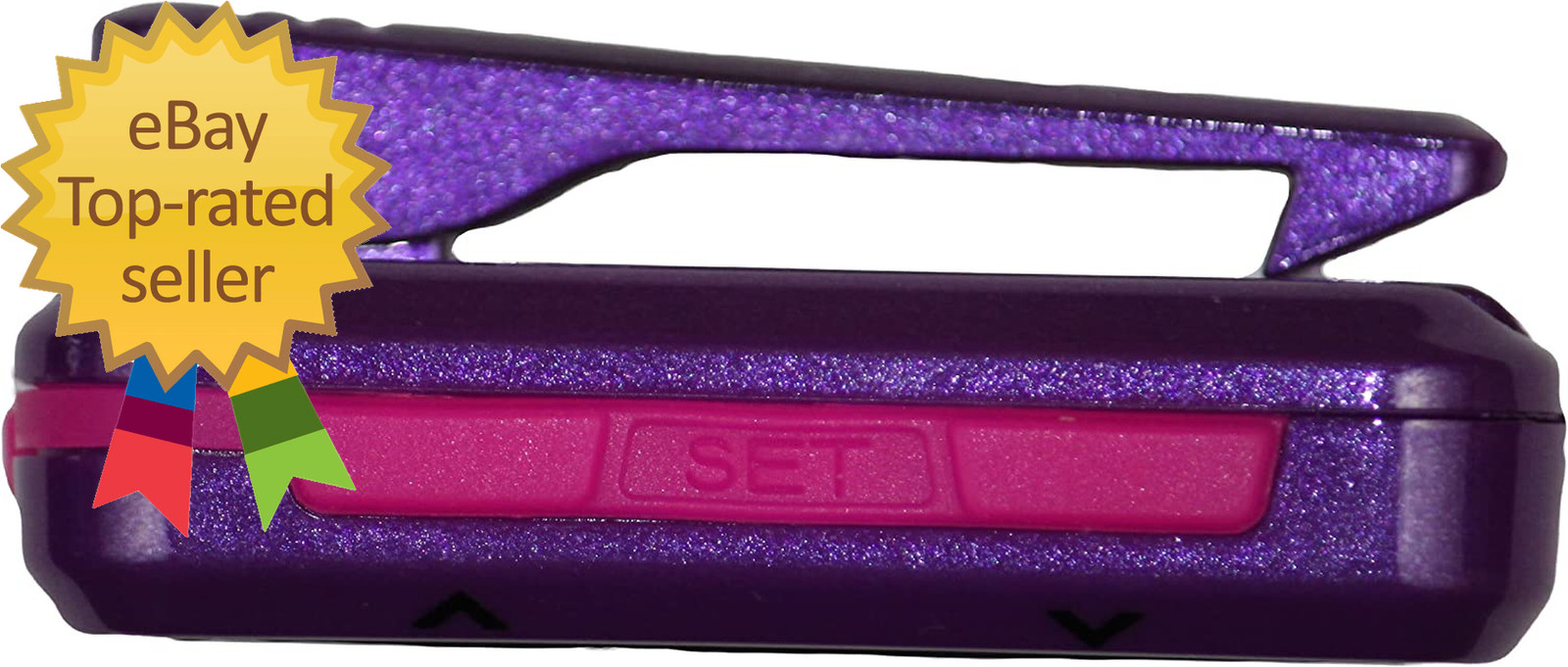 Interval Timer and Stopwatch Violet Pink Metallic Gloss