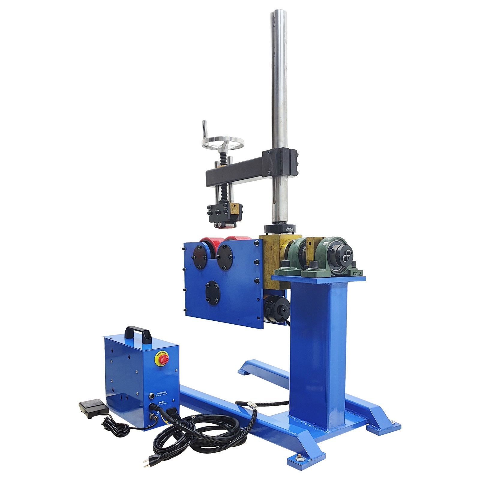 110V 660lb Welding Turning Roller Rack Press Wheel Type Welding Positioner