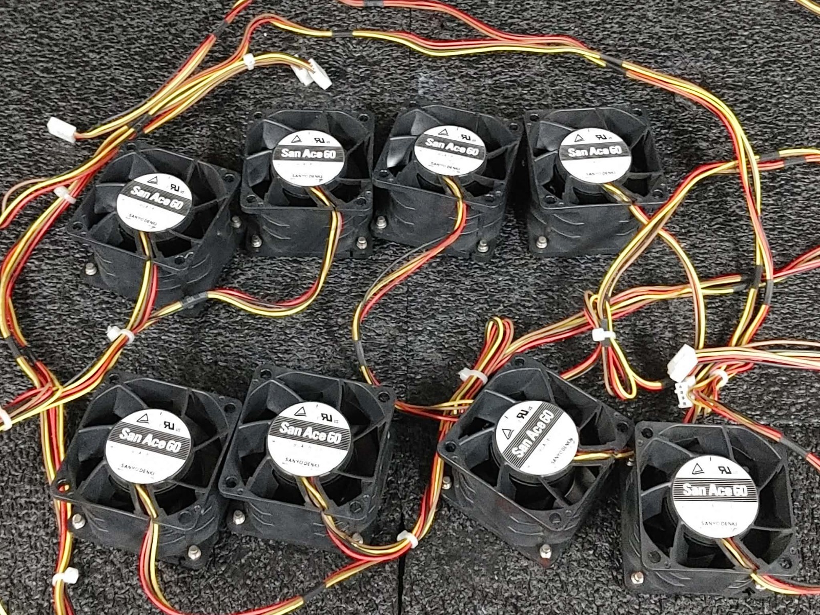 Lot of 8 Sanyo Denki 9GA0612P1J111 San Ace 60 12V DC 1.5A 4Pin