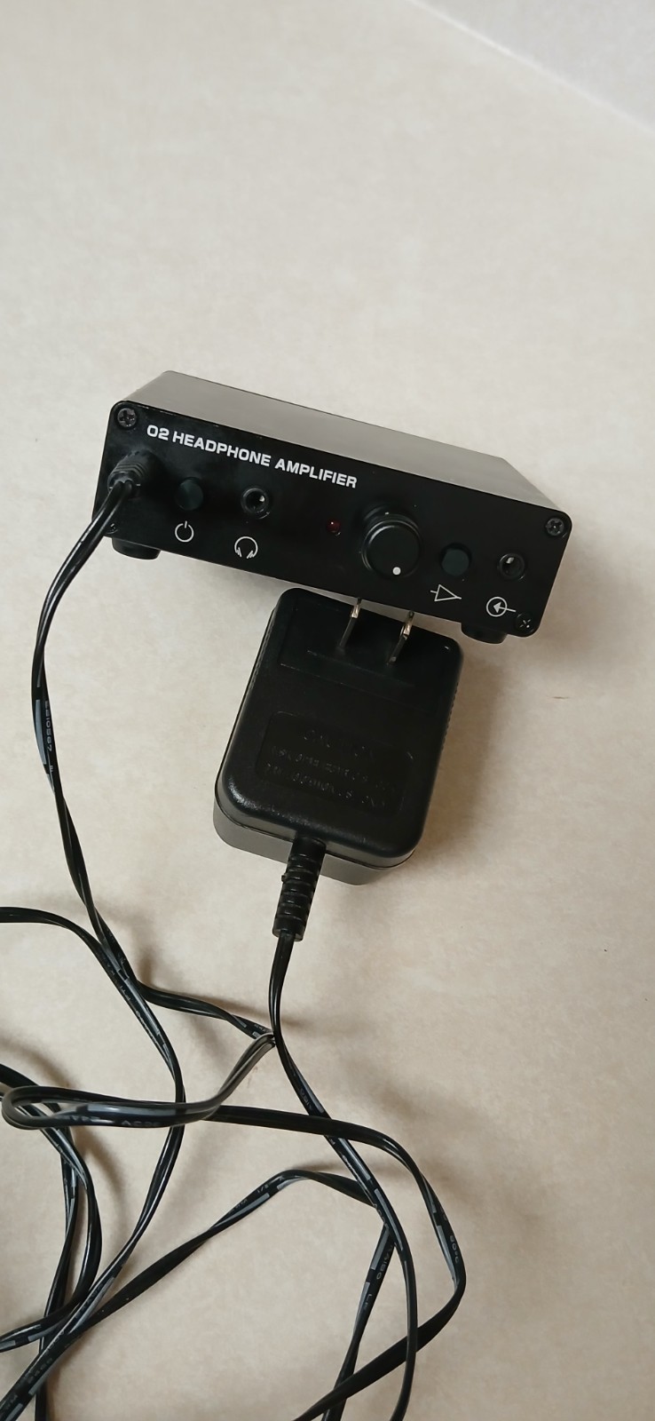 Objective2 O2 Headphone Amplifier 1/4" Jack - Power Adapter TESTED