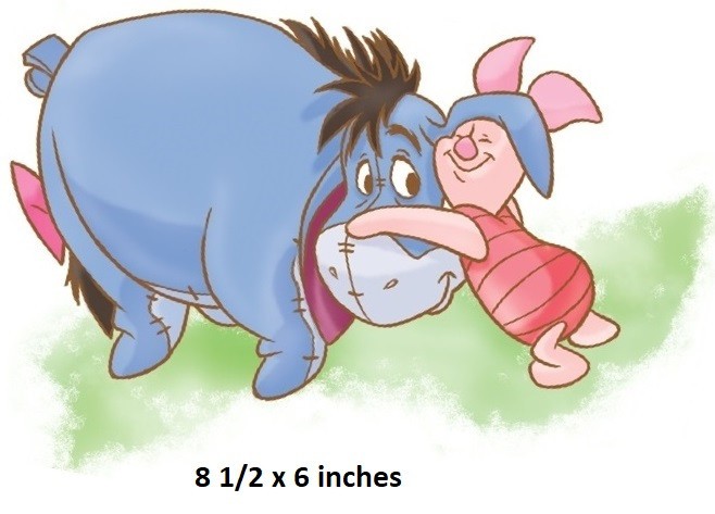 Eeyore Winnie the Pooh Decal Wall Art Decor Walt Disney Bear Peel Stick Sticker