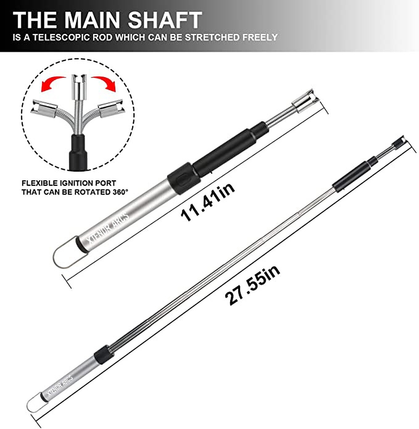 XTENDR ARCS V2 Electronic Extendable Lighter