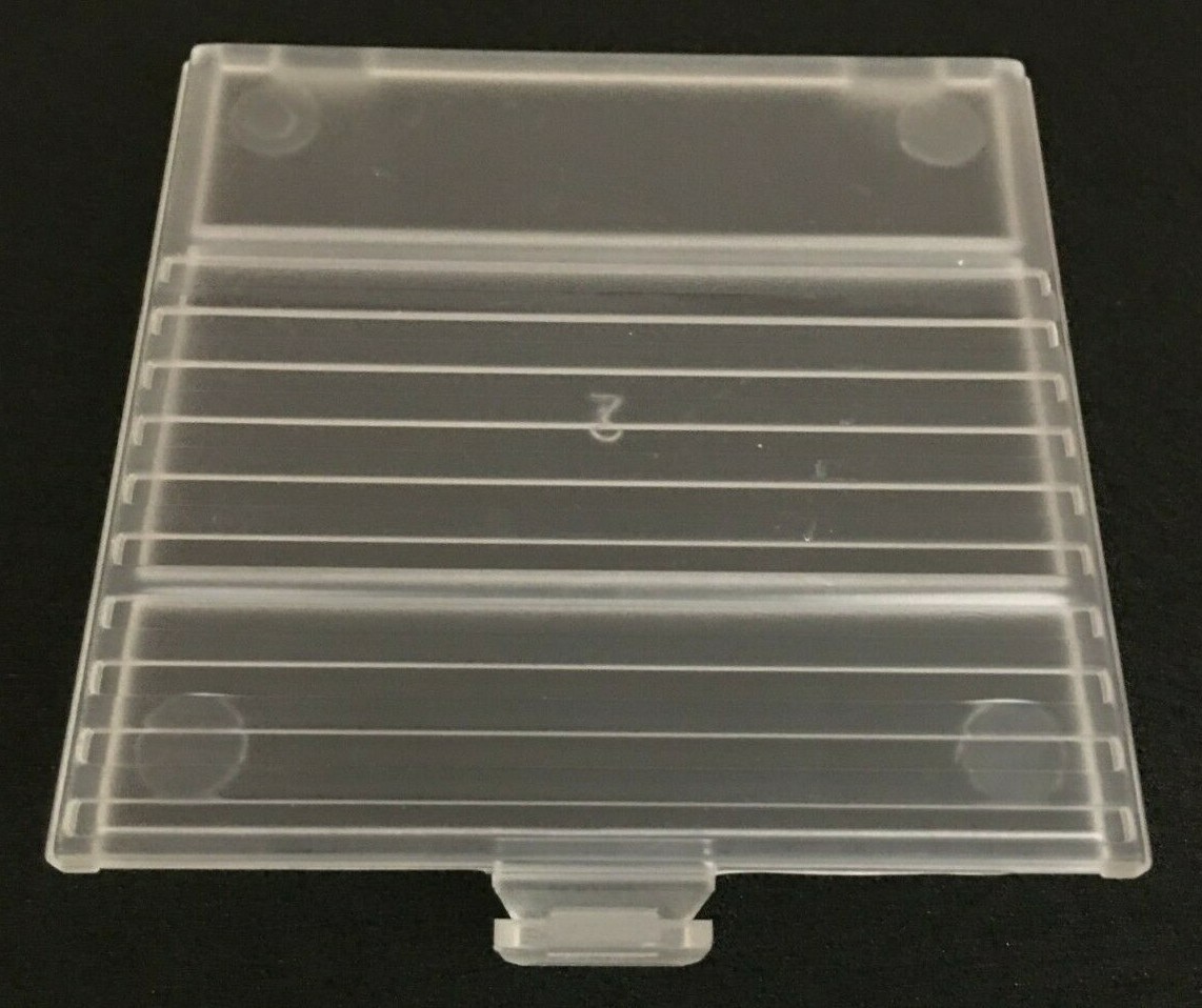 Game Boy Original DMG-01 - Replacement Battery Cover Door - CLEAR