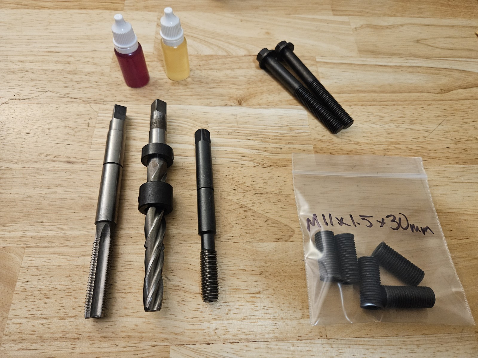 Time Sert M11 x 1.5 Head Bolt Thread Repair Kit 11mm Metric Insert Set Deep