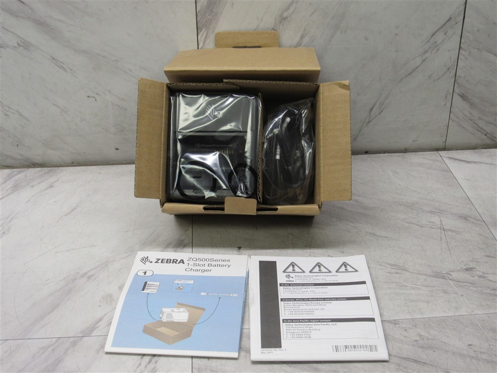 Zebra PowerPrecision+ Single 1-Slot Battery Charger SAC-MPP-1BCHGUS1-01 NEW!