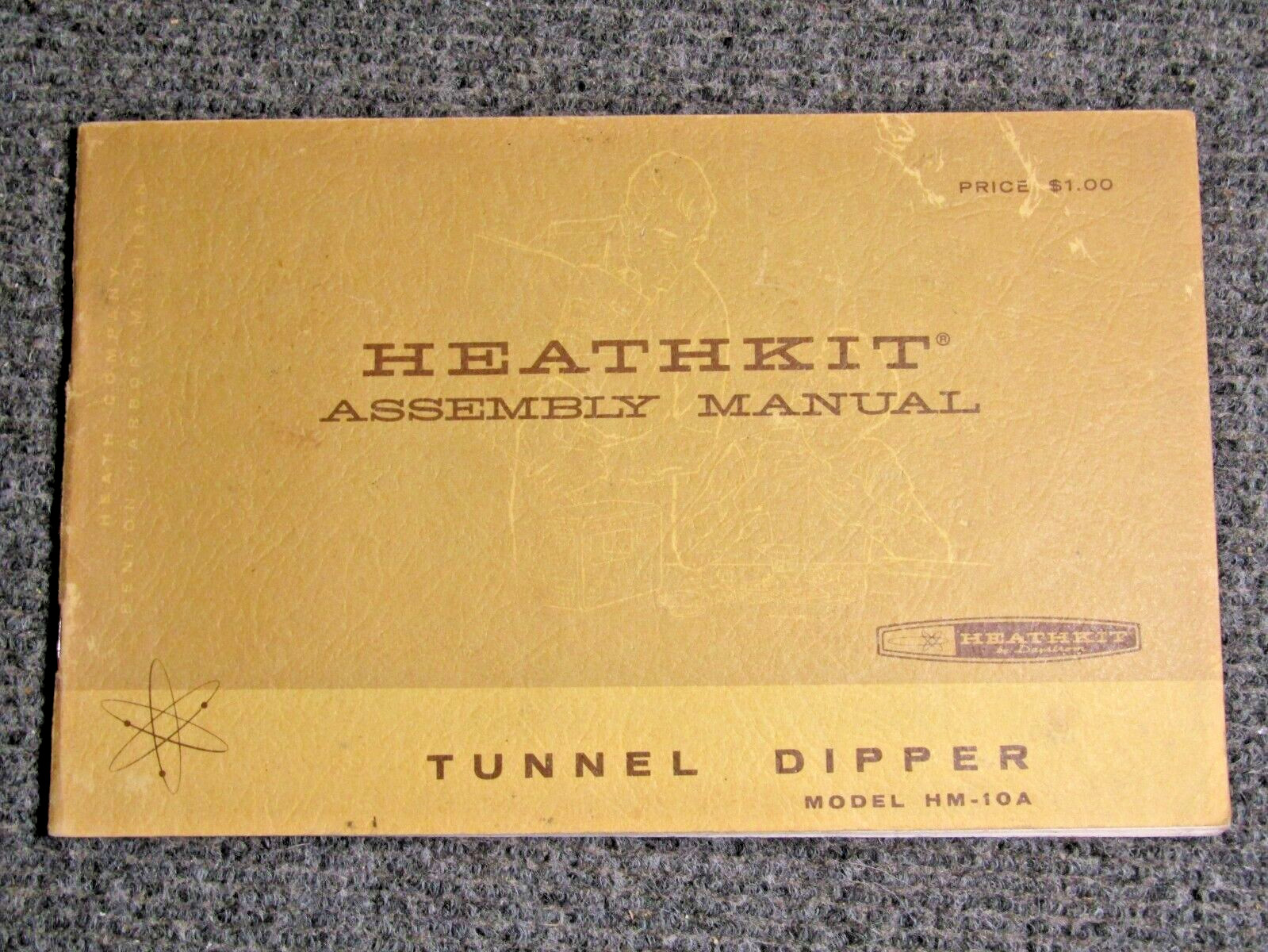 Heathkit Manual: Tunnel Dipper ~ Model HM-10A ~ copyright 1962