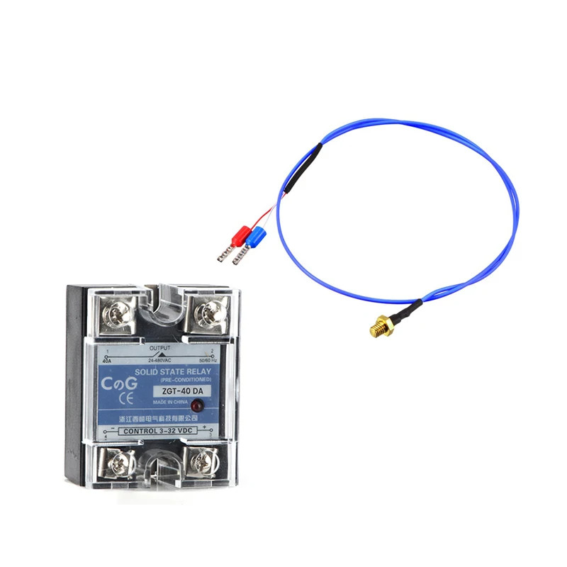 Single Phase DC Control AC Heat Sink Plastic Cover Solid State Relay 3-32VDC SSR