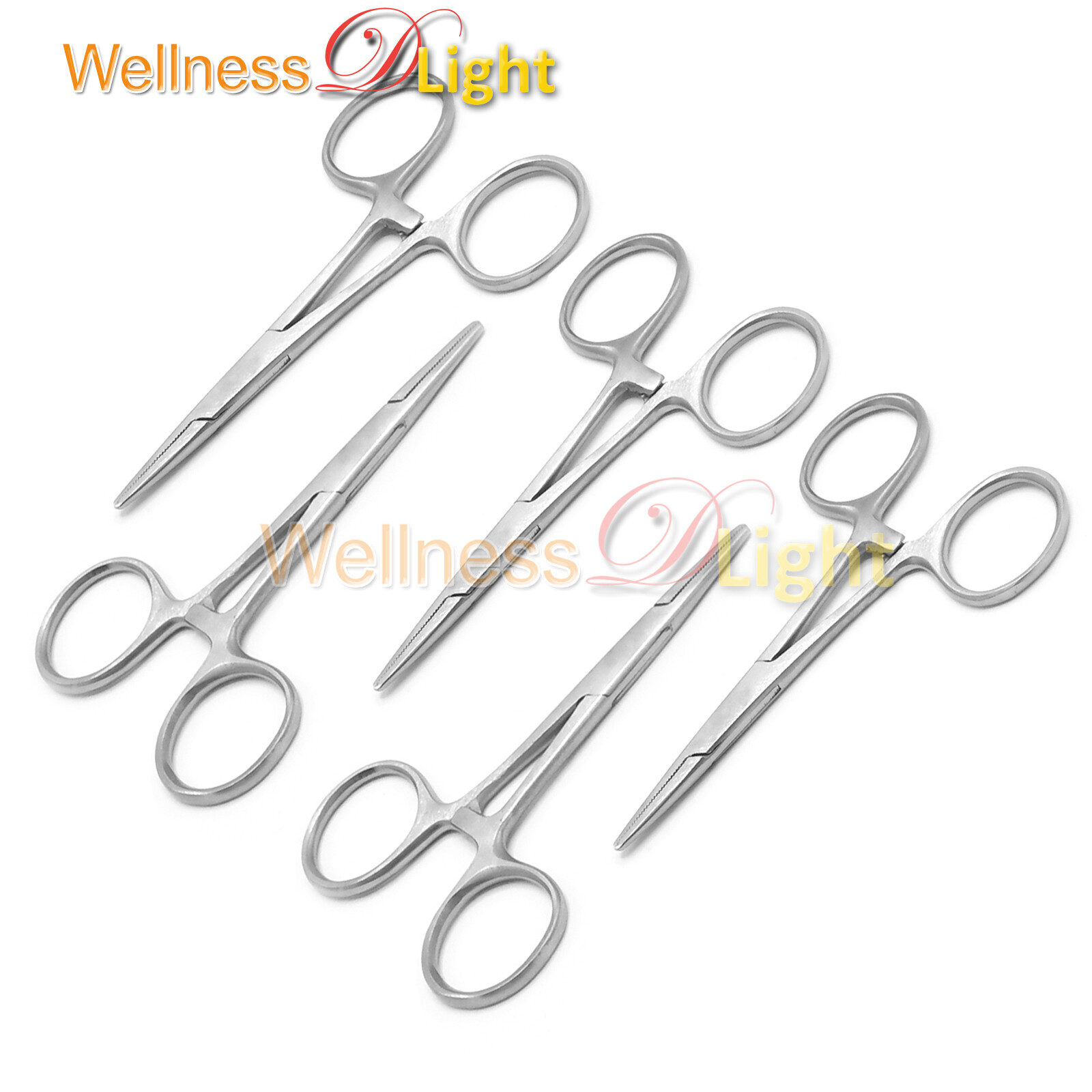 (Pack Of 5) Pcs Halsted Baby Mosquito Hemostat Forceps 3.5" | Straight