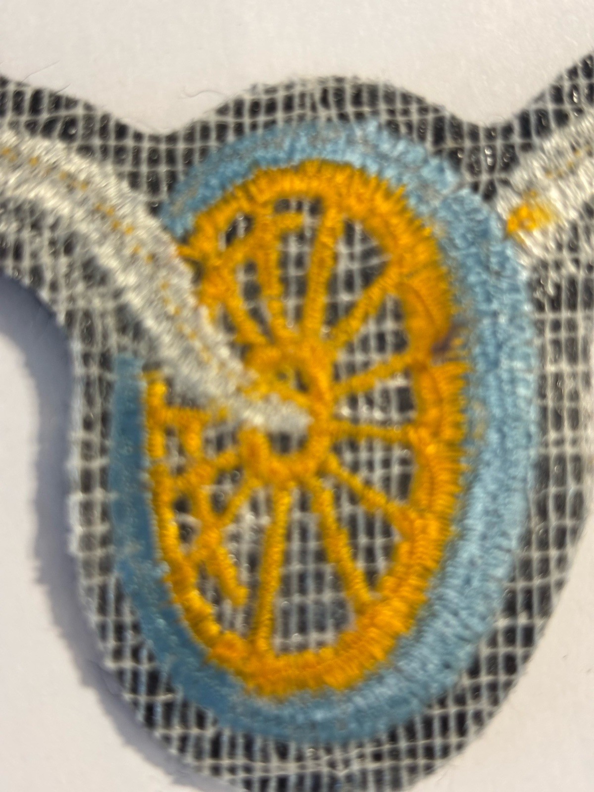 Department Traffic Motorcycle Wings & Wheel Patch