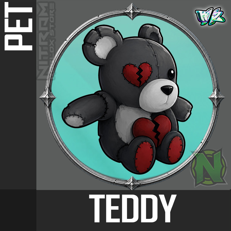 World Zero WZ - PET with PERFECT PERKS - TEDDY BEAR (BLACK)