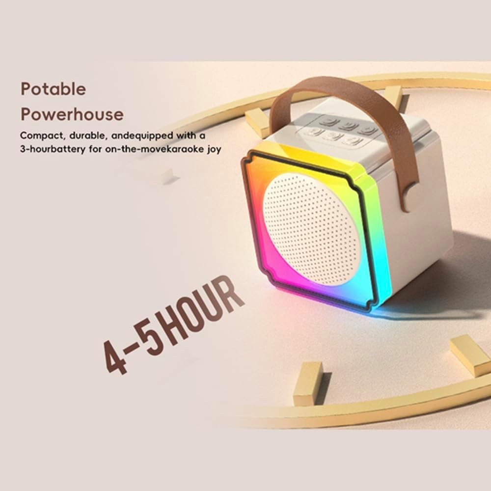 Lightweight Bluetooth Karaoke Machine with Fun Voice Effects - For All Ages
