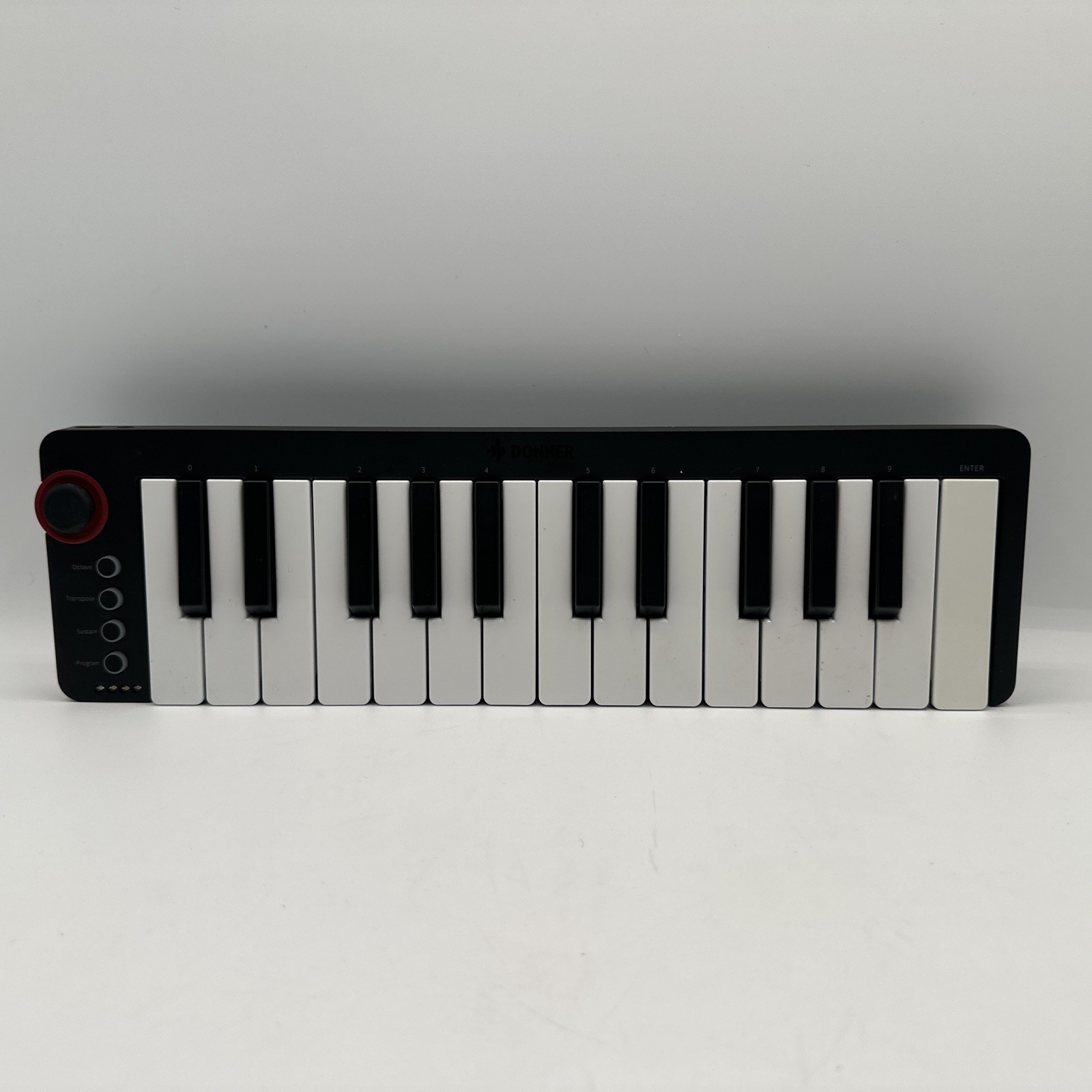 Donner N-25 Mini Midi Electric Keyboard 25 Keys, Joystick, and USB-C
