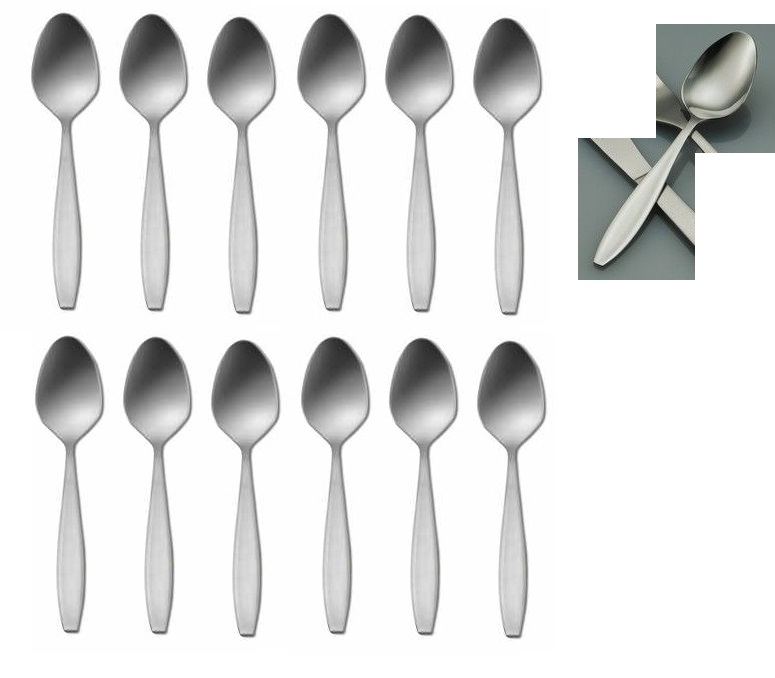 Set of 12 Oneida Delco Midland Stainless Teaspoons
