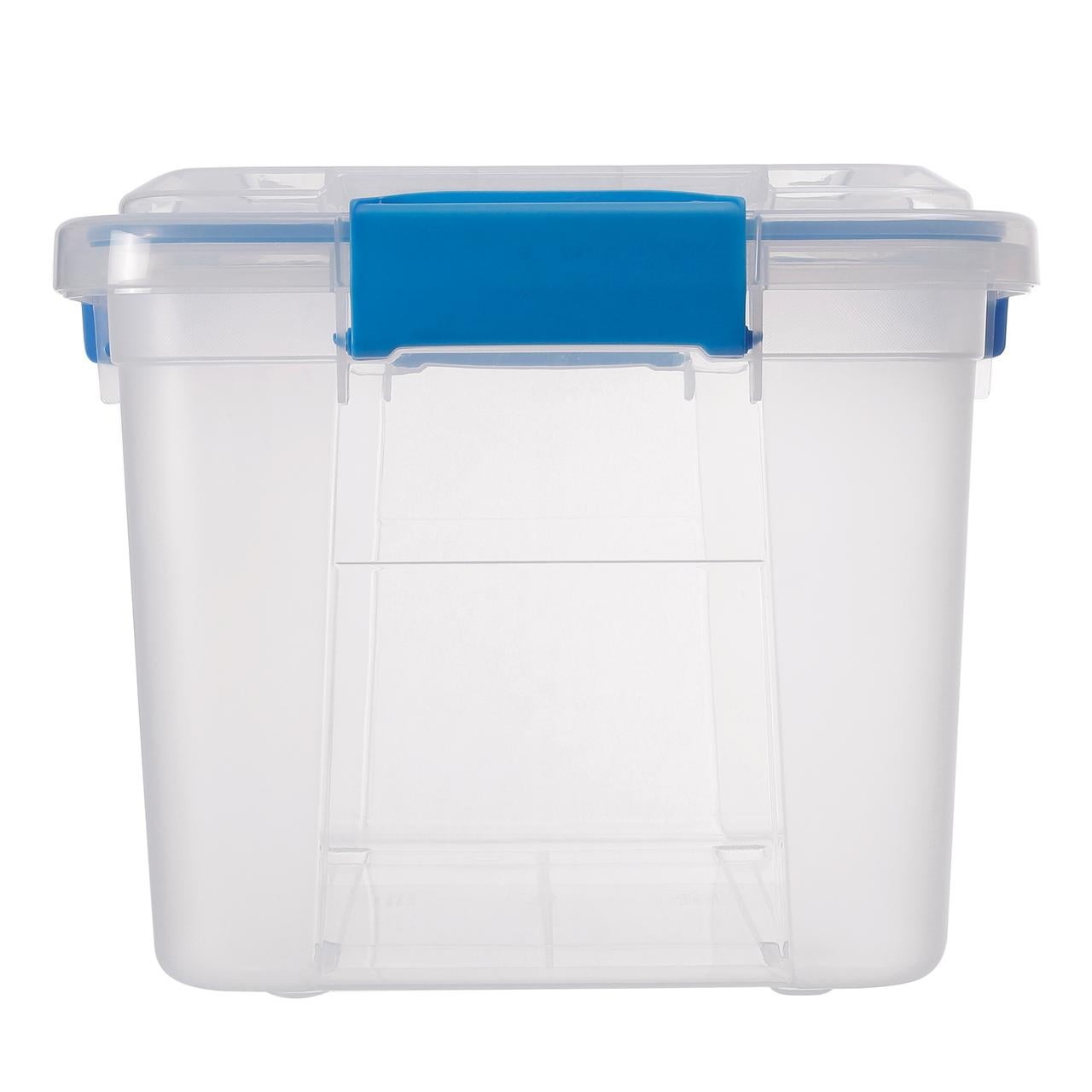 6 PACK WATERPROOF 4.7Gal/19Qt/18L STORAGE BOX IP67