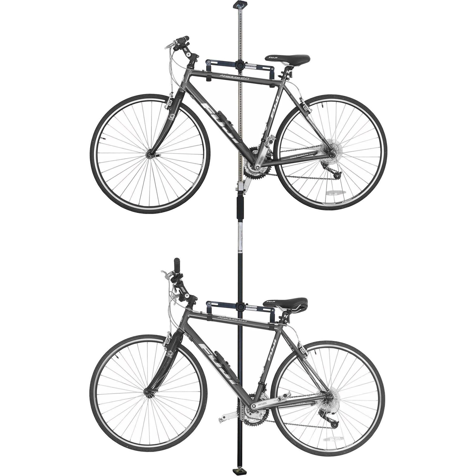 SPAREHAND Q-RAK II - Dual Bike Storage System - CP - Bike Rack Garage Storage -