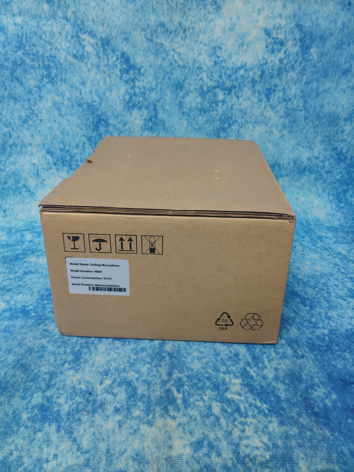Modulit Solutions Ceiling Microphone M800. No Mounting Plate.