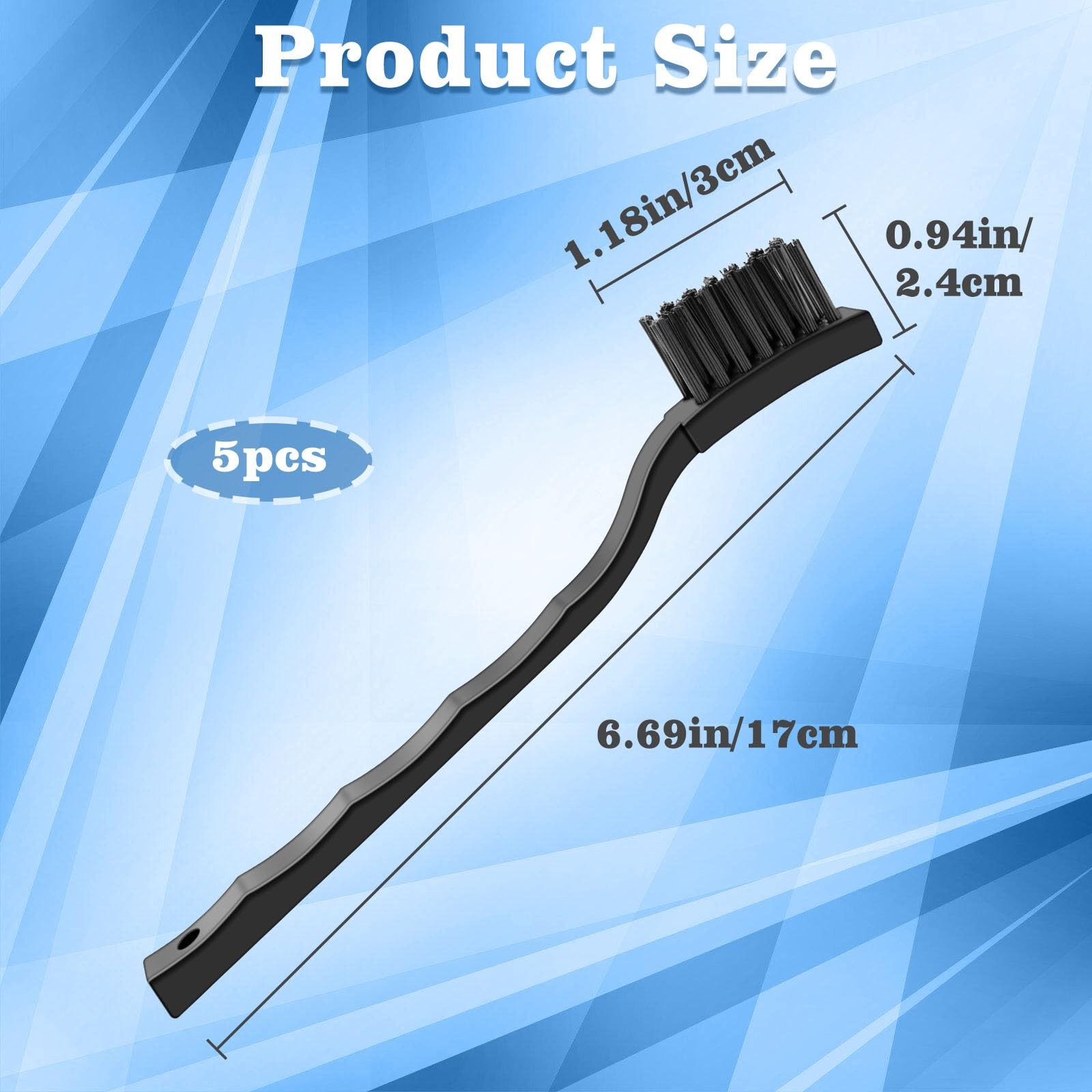 Anti Static Brush Kit,5PCS ESD Brush for Electronics Cleaning,ESDSafe Nylon B...
