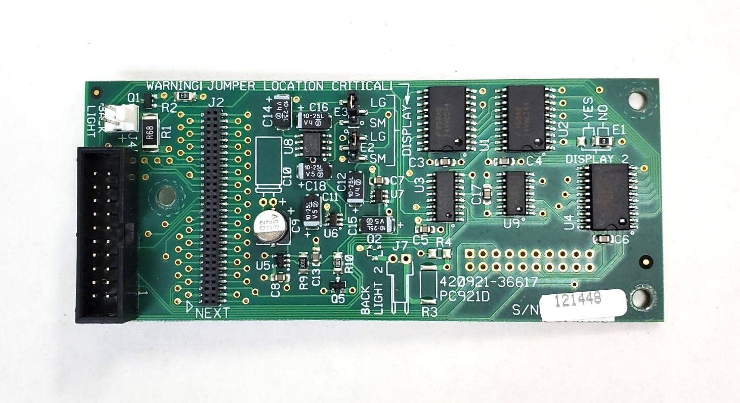 GSE 562 - GSE 665 (60 series) Display Interface board