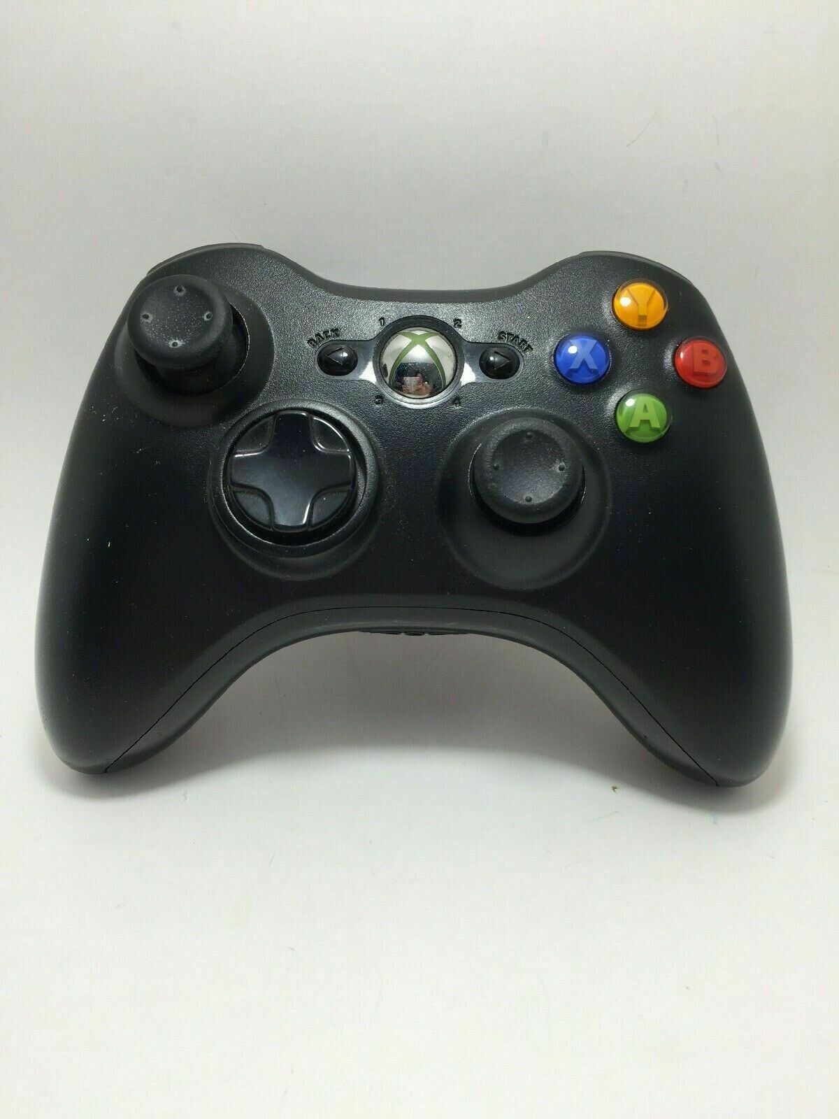 Official OEM Original Microsoft Xbox 360 Wireless Controller All Black Slim S
