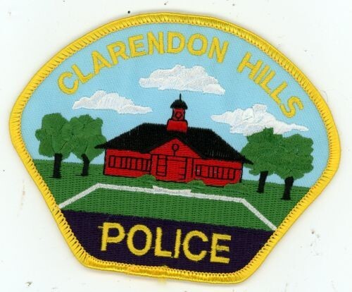 ILLINOIS IL CLARENDON HILLS POLICE NICE SHOULDER PATCH SHERIFF