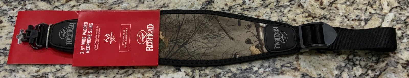 Redhead Adjustable Neoprene Rifle Sling Camouflage 16” x 3.5” Padded Camo New