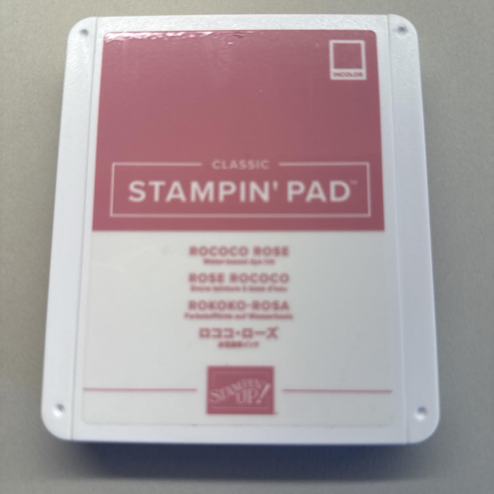 Stampin Up Ink Pad ROCOCO ROSE #150080