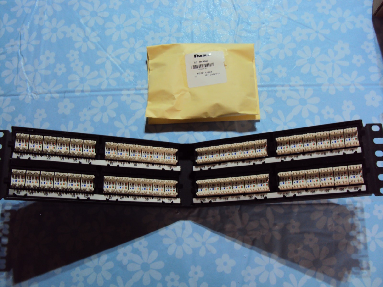 Panduit DP6Plus +48 Port Angled 110-Patch Panel 2 RU Black New