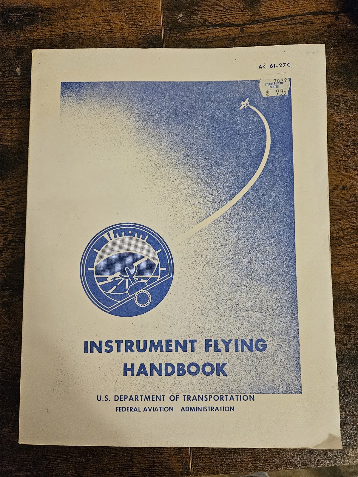 ​Vintage 1980 FAA Instrument Flying Handbook AC 61-27C ASA Reprint Pilot Manual