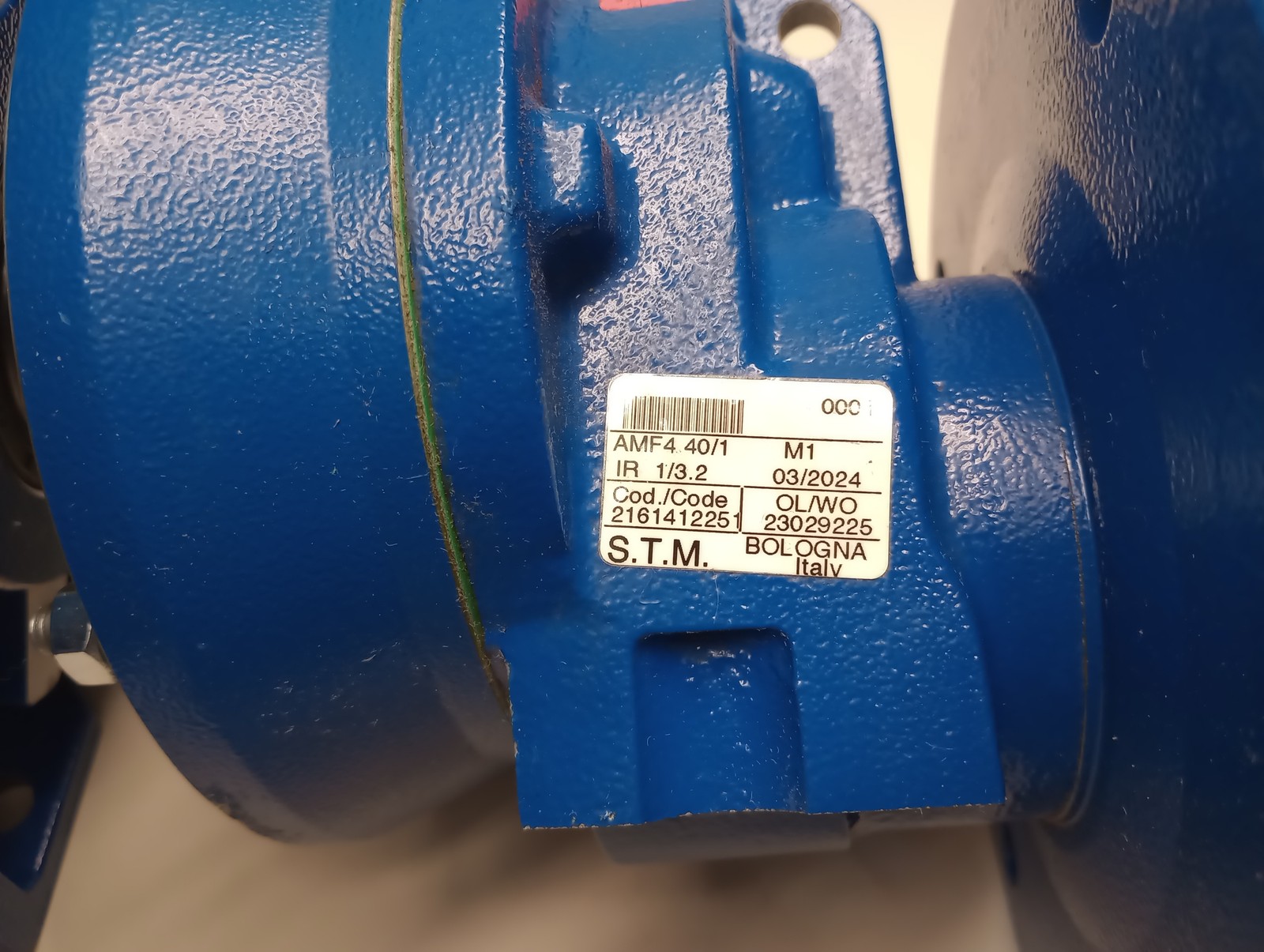 STM UMI75G M1 AMF4 40/1 Gear Box Assembly IR 1/80 Gearbox IR 1/3.2 Adaptor