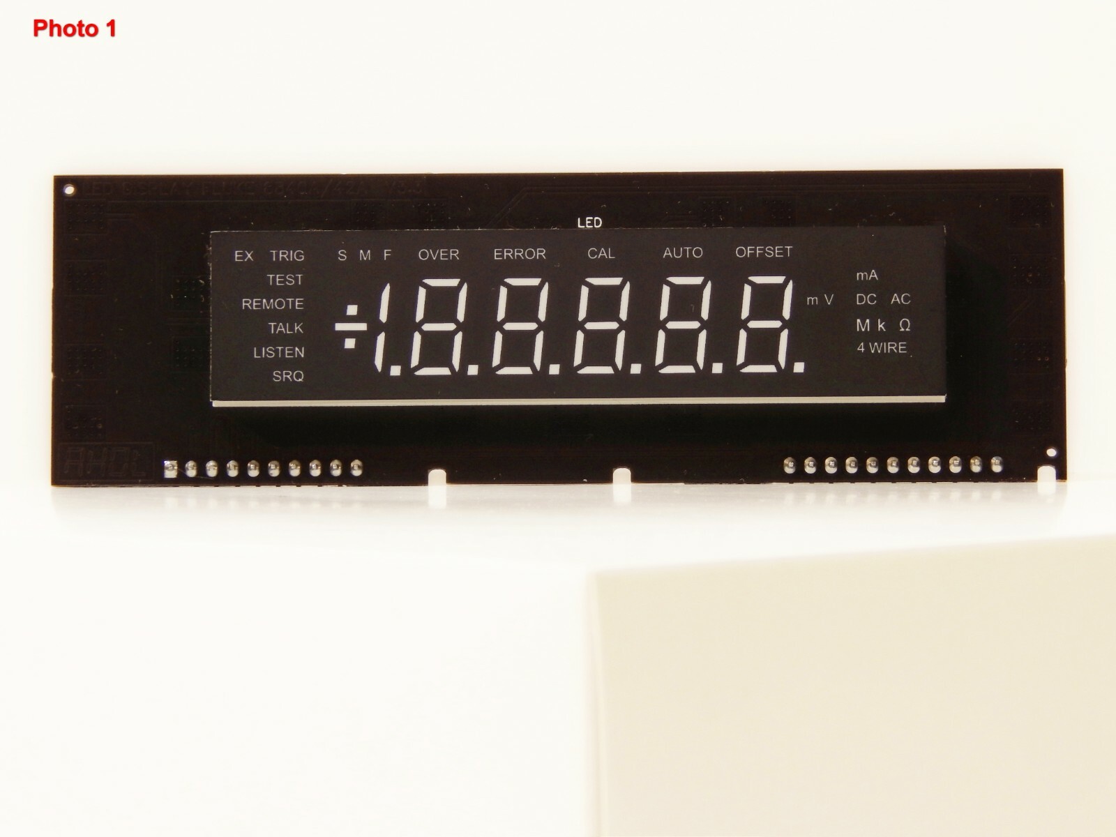 FLUKE 8840A/42A LED Display Module (DIY Kit) replace broken, damaged, etc. VFD