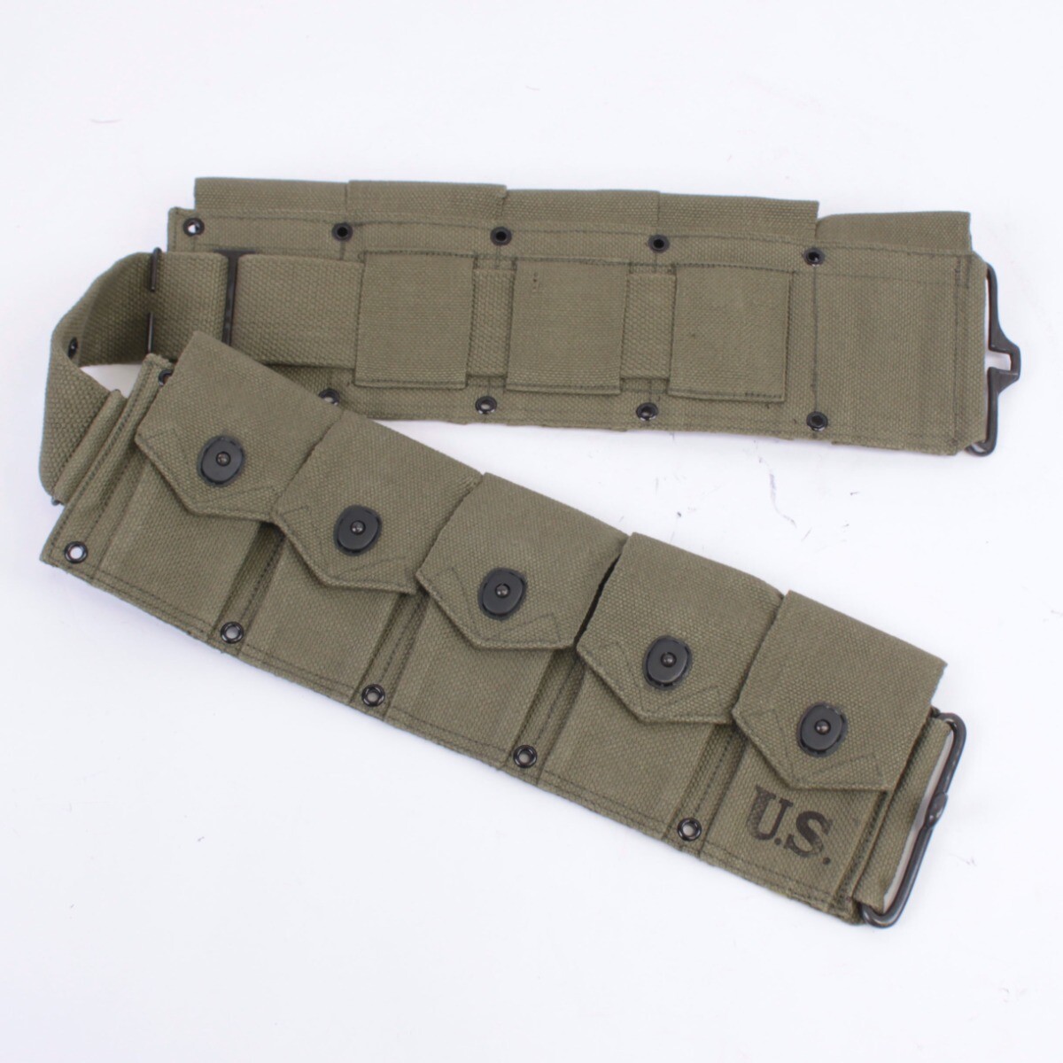 Replica WW2 M1 Garand belt OD#7 Green by Kay Canvas AL477