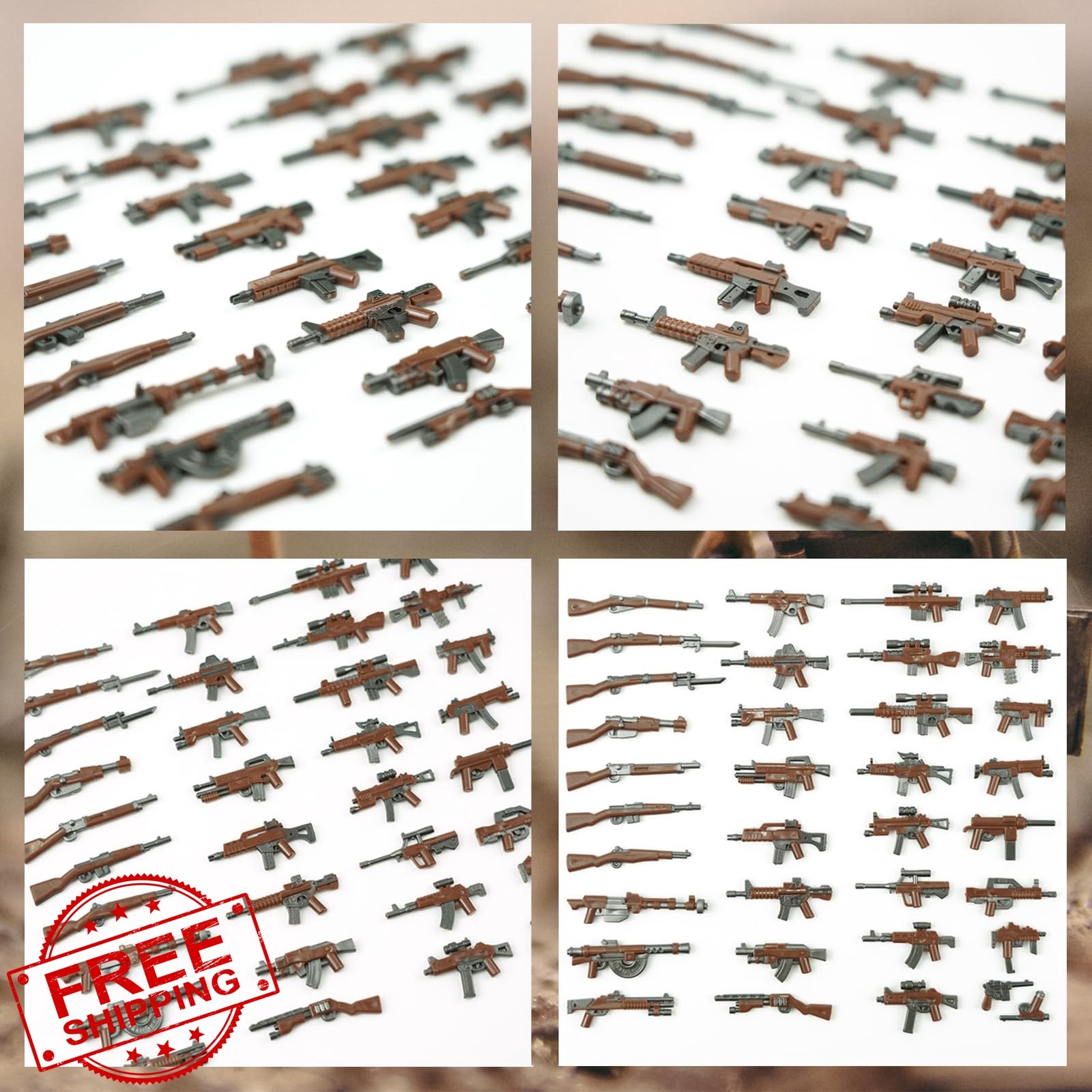 Pamvava Army Weapons Pack Brown