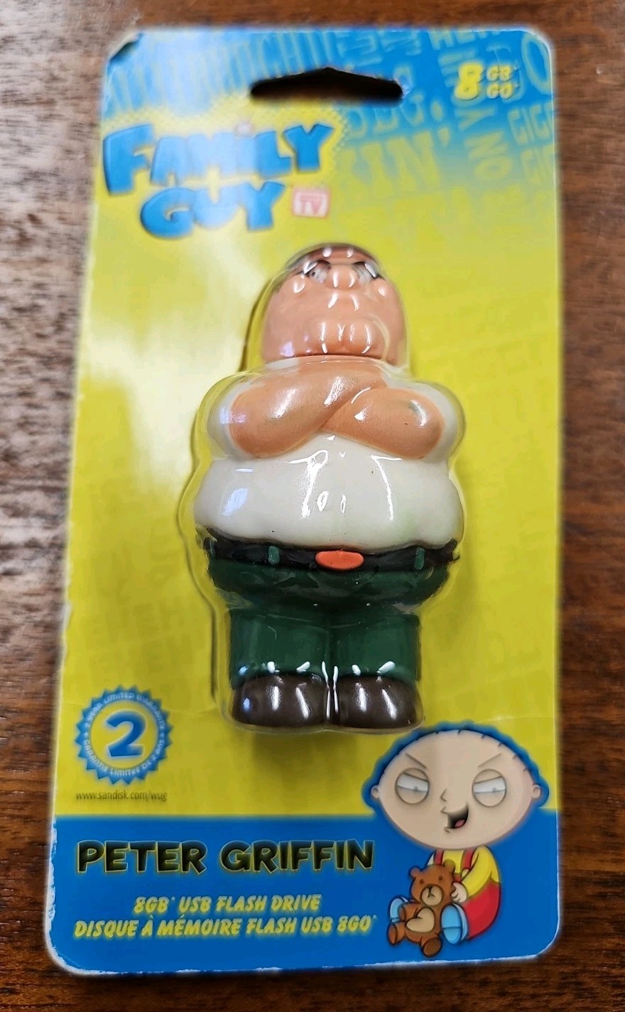 Family Guy Peter Griffin USB Drive Lot 8.0 GB. New; in package.