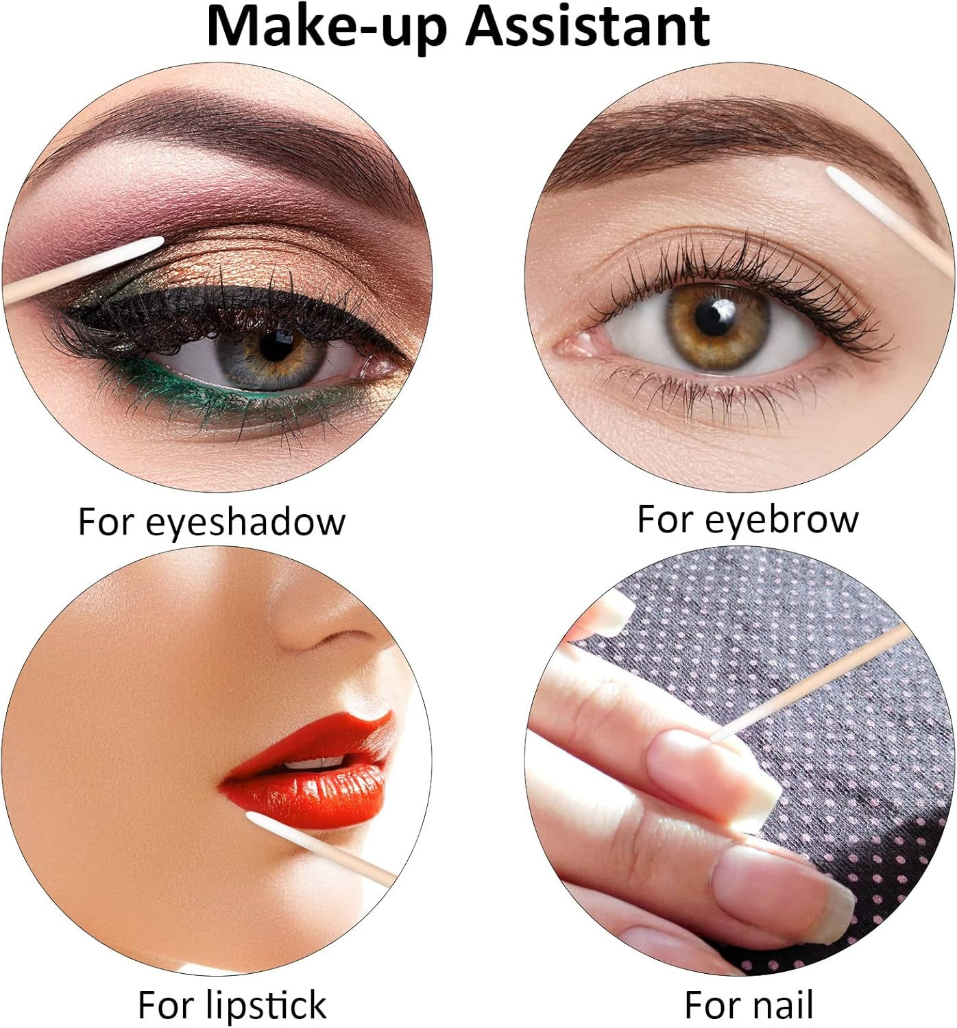 Microblading Cotton Swab (500pcs, Count, 500)