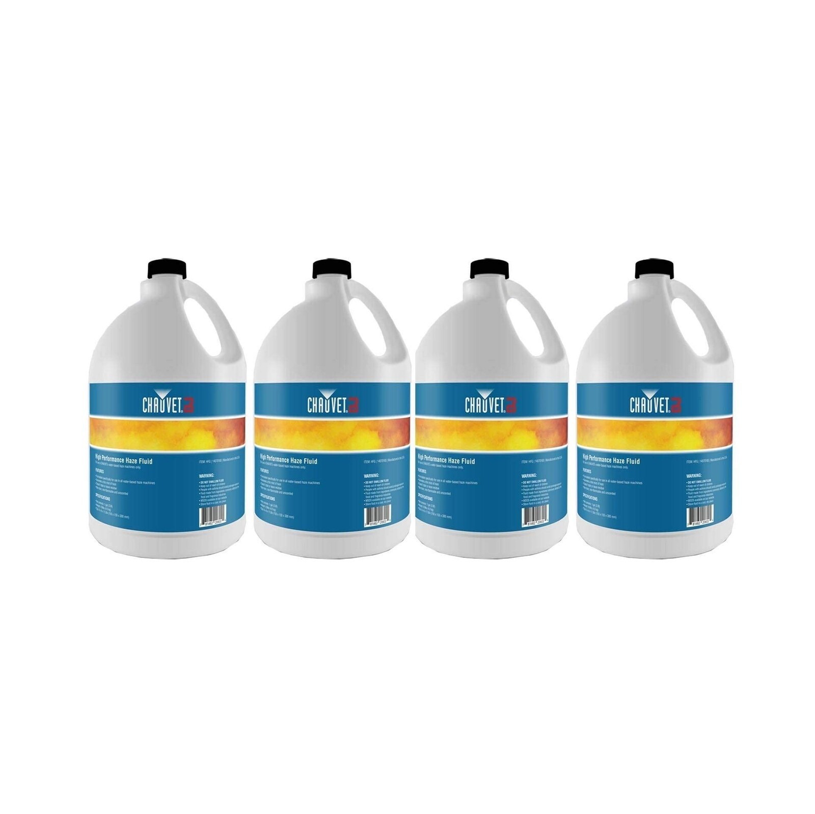 Gallon Bottles Chauvet DJ HFG Fluid for Hurricane Haze 2D Smoke Fog Machine A...