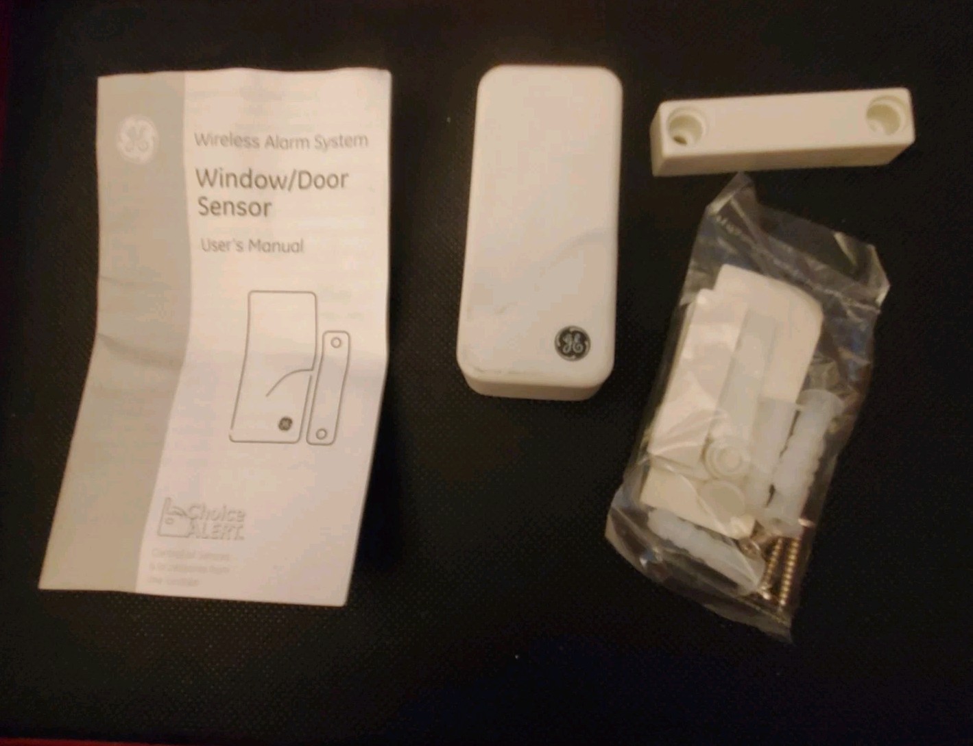 GE Choice Alert Wireless Alarm System Window/Door Sensor-Never Used-Not Tested