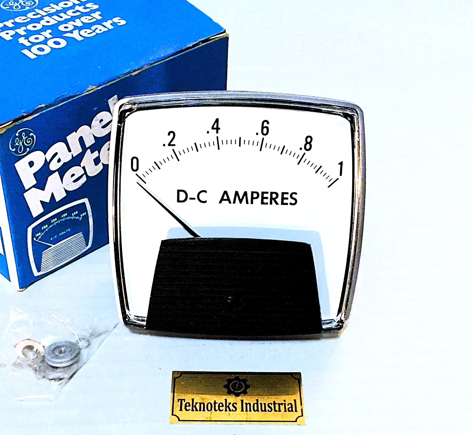 GENERAL ELECTRIC 5U-250300LALA1  PANEL AMMETER 0-1 DC AMP