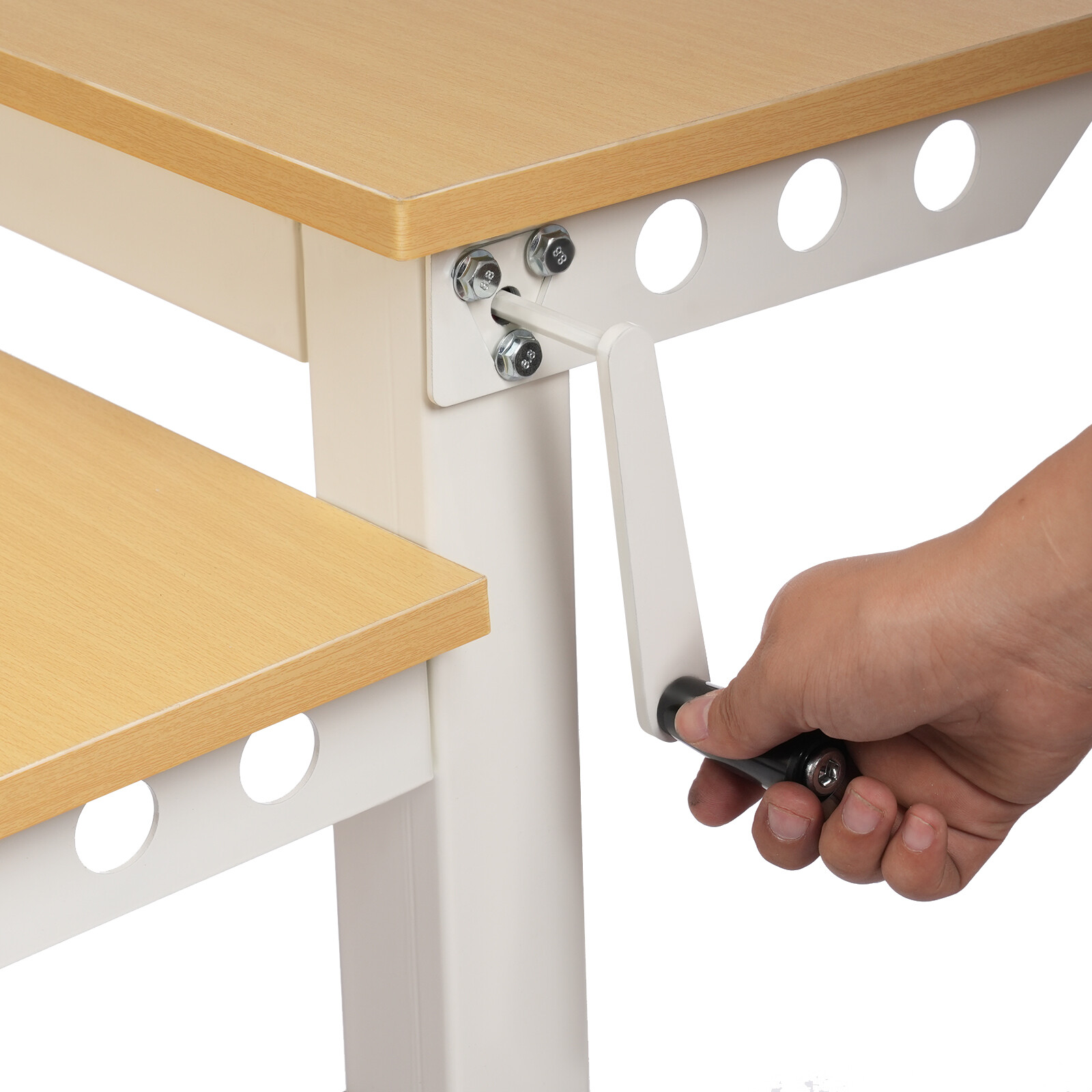 2-Tier For Working Adjustable Standing Desk Standing Desk Rolling Standing Desk