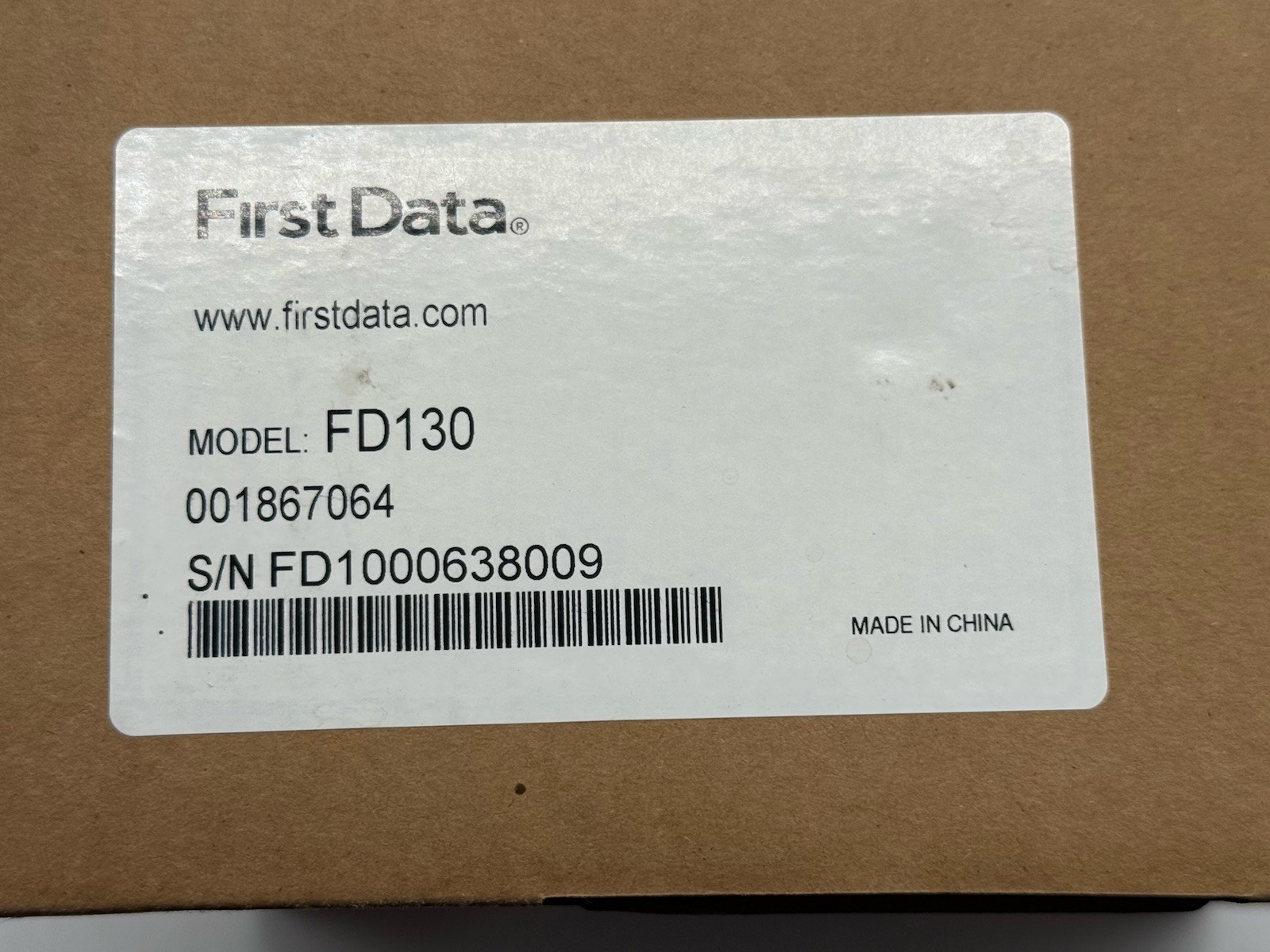 First Data FD130 Terminal EMV & NFC